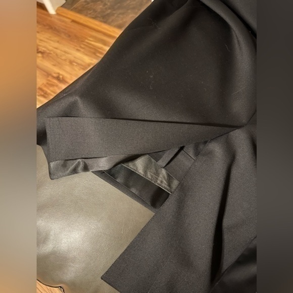 Men’s black suit jacket 44 Long and pants 38/32 - Picture 10 of 11